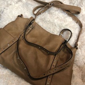 🌵 4 for $20 - Brown Purse w/ Metal Rhinestones